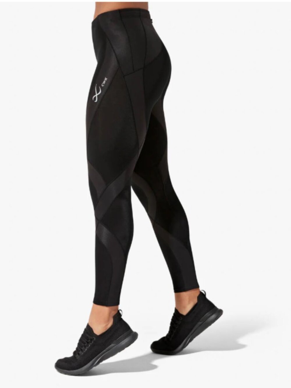 CW- X Black Leggings Endurance Generator Joint Muscle Support Compression Tight